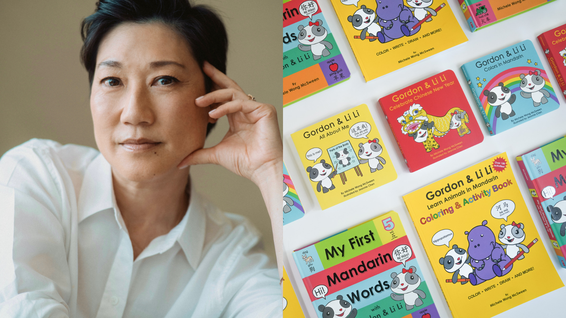Recognizing the challenges she faced while teaching her children Mandarin, she came up with the idea for "Gordon & Li Li" - a fun and engaging book series to help children learn Mandarin. 