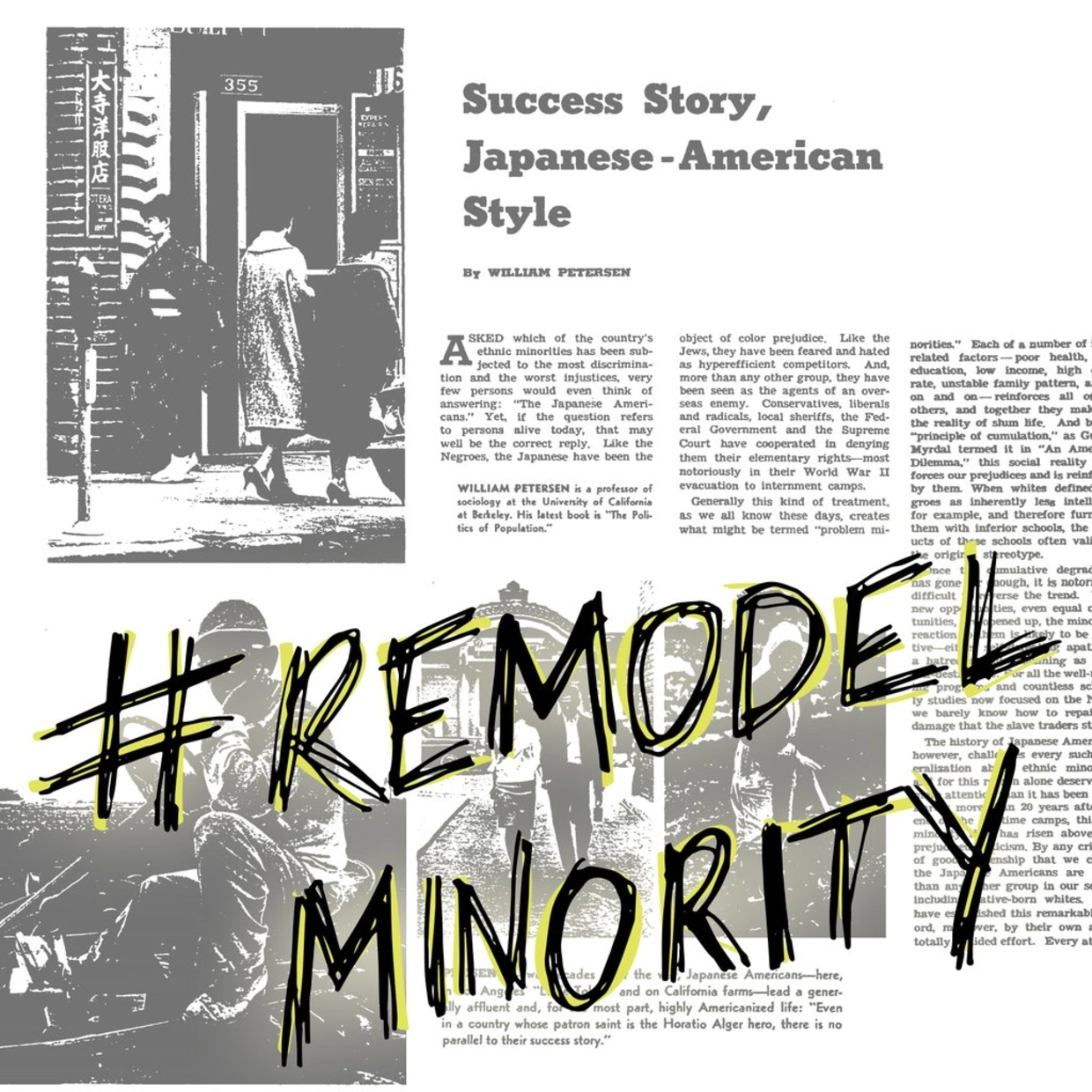 “Success Story, Japanese American Style” by William Petersen (Image source: Smithsonian APA)